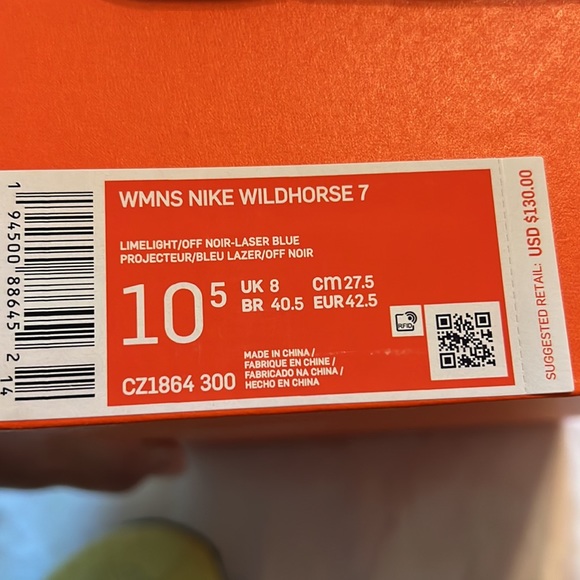 Brand new never worn Nike Women’s Wildhorse 7 size 10.5 - Picture 7 of 8